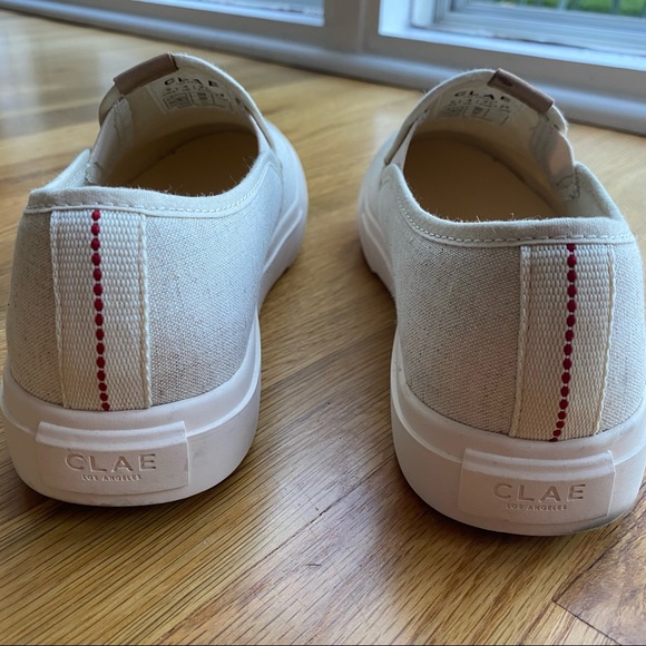 CLAE Porter shoe in eggnog organic canvas - Picture 2 of 4